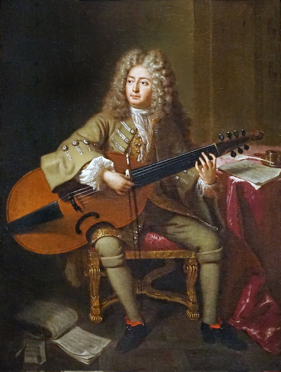 nikolausmella's tweet photo. Today marks the 367th anniversary of the birth of the French #ViolPlayer & #baroque composer, Marin #Marais.
He was the father of the #baroque composer, Roland #Marais (c. 1685 – c. 1750). :-) 🌼 🧭 * #Paris 🇨🇵 #France #BaroqueComposers
🖼️: André Bouys, 1704. (1656–1740). https://t.co/fAOmzoo7Ng