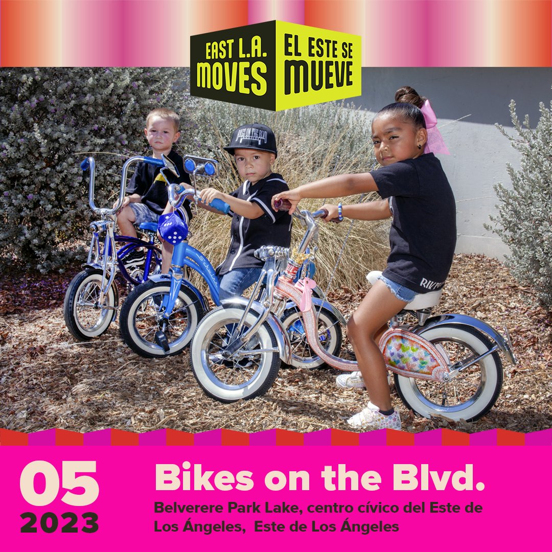 Can't believe May is almost over? Same here! Can't let it end w/out giving love to National Bike Month! Whether you #biketoschool, #biketowork, or just for fun, your wheels rep you! Get'em ready to hit the road w/ @BikesontheBoulevard on July 1st! #eastlamoves #EastLos