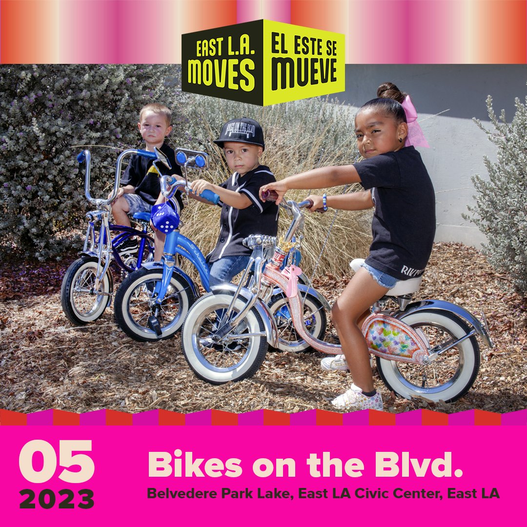 Pub_Matters's tweet photo. Can't believe May is almost over? Same here! Can't let it end w/out giving love to National Bike Month! Whether you #biketoschool, #biketowork, or just for fun, your wheels rep you! Get'em ready to hit the road w/ @BikesontheBoulevard on July 1st! #eastlamoves #EastLos https://t.co/Mrndy8XxPz