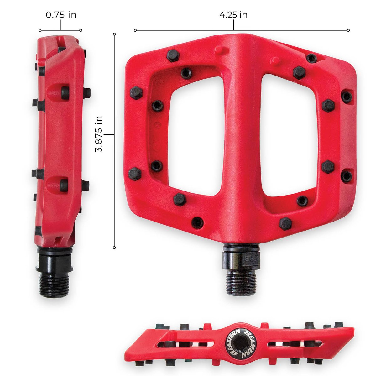 #LinxPedals feature a light and durable nylon body and grippy replaceable metal pins, plus sealed bearing heat-treated chromoly axles. #bmx #easternbikes 
ow.ly/Jcak50Oz3NH