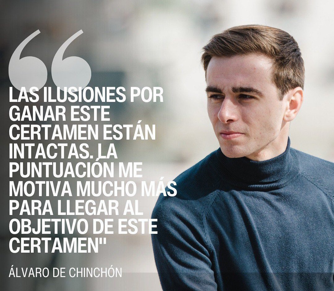 📌 | Álvaro de Chinchón será uno de los novilleros que harán el paseíllo este sábado en San Agustín de Guadalix con novillos de Baltasar Ibán. 

"Las ilusiones por ganar este certamen están intactas. La puntuación me motiva mucho más para llegar al objetivo de este certamen".