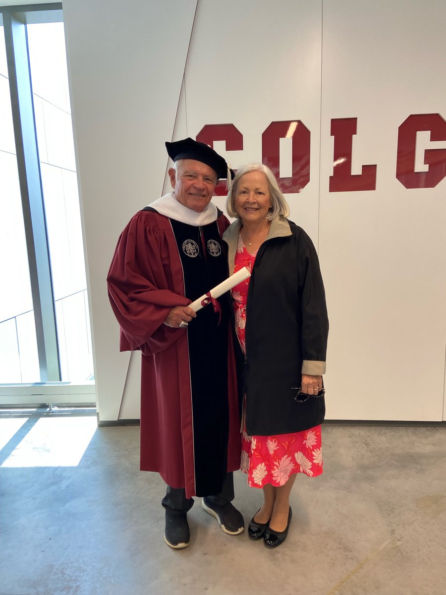 SoxBooth's tweet image. Our own Joe Castiglione recently received a Doctor of Humane Letters from his alma mater Colgate University!

The honorary degree was awarded for significant contributions to society. Joe, who graduated Colgate in '68, is currently in his 41st season broadcasting the Sox on WEEI!
