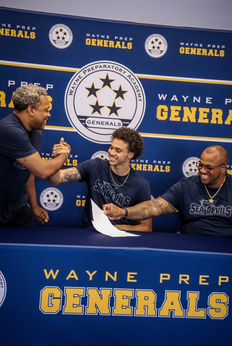 It was a pleasure to coach this young man <a href="/MosesTufts/">OnlyRedd</a> this year <a href="/WaynePrepMBB/">WaynePrepMBB</a> and now he’s signing to <a href="/CapeFearMBB/">Cape Fear Men’s Basketball</a> be great nephew, I’ll always be there for you ❤️ time to level up.