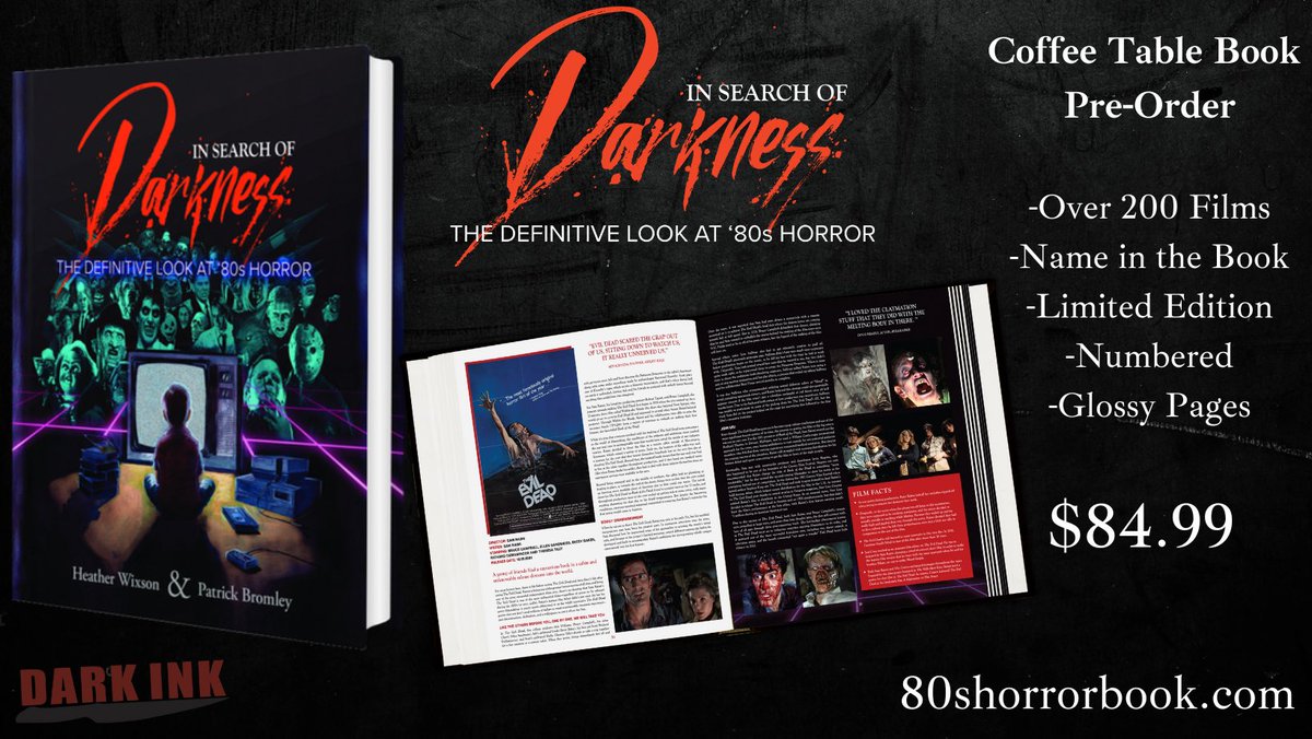 We are excited to announce our biggest book ever… a coffee table companion book to the In Search of Darkness Films!    Pre-Order Link:  tinyurl.com/ISODNewBook   Book Trailer:  youtu.be/c-4QW2_uwy0