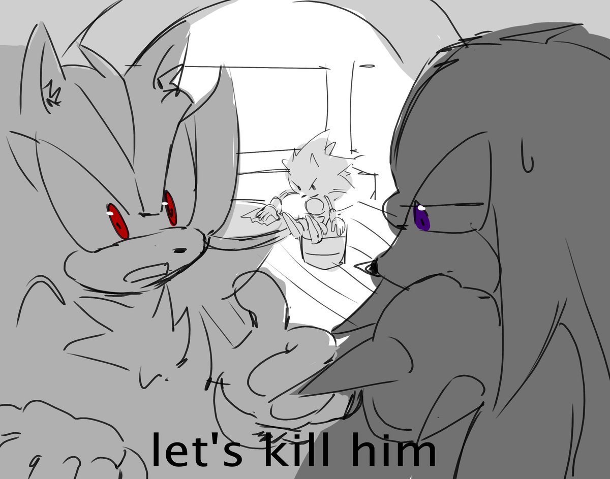 5 likes and ill draw them brutally murdering sonic