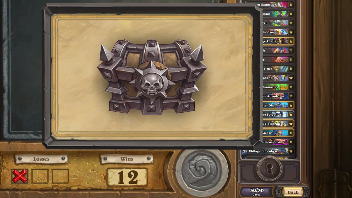 LiquidOxHs's tweet photo. 12 win with @FenoHS deck easy money even for washed up kid like me https://t.co/sodDSlvCaU