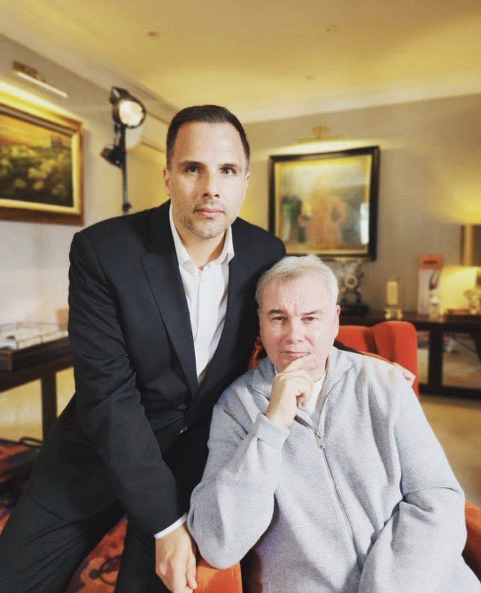 redskyatnight's tweet image. Why does this GBNews picture of Dan Wootton and Eamonn Holmes look like they’re in a regional news story about a man who is angry that his elderly father will have to sell his house to pay his nursing home fees?