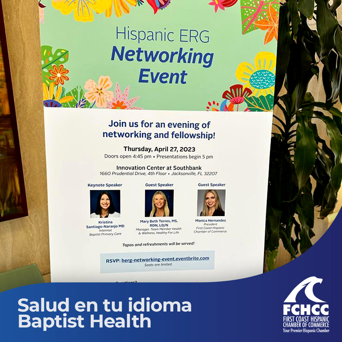 FCHCCflorida's tweet photo. 🩺 Salud en tu idioma. 🩹
🤝 Gracias a Baptist Health por la invitación a participar en este importante evento informativo enfocado al crecimiento y el conocimiento de todos los recursos qué hay para la comunidad hispana.
#FCHCC #BaptistHealth #fchccnews #fchccjoin https://t.co/3z6rBpCssp