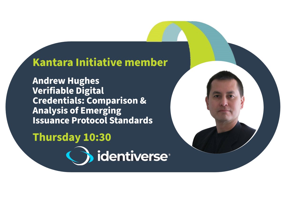 Kantara Initiative: Trust through ID Assurance (@kantaranews) on Twitter photo Looking forward to a masterclass with #KantaraInitiative President, <a href="/IDIMAndrew/">Andrew Hughes @IDIMAndrew@infosec.exchange</a> and Torsten Lodderstedton on 'Verifiable Digital Credentials' at #Identiverse on Thursday at 10:30 a.m.
identiverse.com/idv23/session/…
<a href="/pingidentity/">Ping Identity</a> <a href="/KayChopardCohen/">Kay Chopard</a> @andrewhindle Looking forward to a masterclass with #KantaraInitiative President, <a href="/IDIMAndrew/">Andrew Hughes @IDIMAndrew@infosec.exchange</a> and Torsten Lodderstedton on 'Verifiable Digital Credentials' at #Identiverse on Thursday at 10:30 a.m.
identiverse.com/idv23/session/…
<a href="/pingidentity/">Ping Identity</a> <a href="/KayChopardCohen/">Kay Chopard</a> @andrewhindle