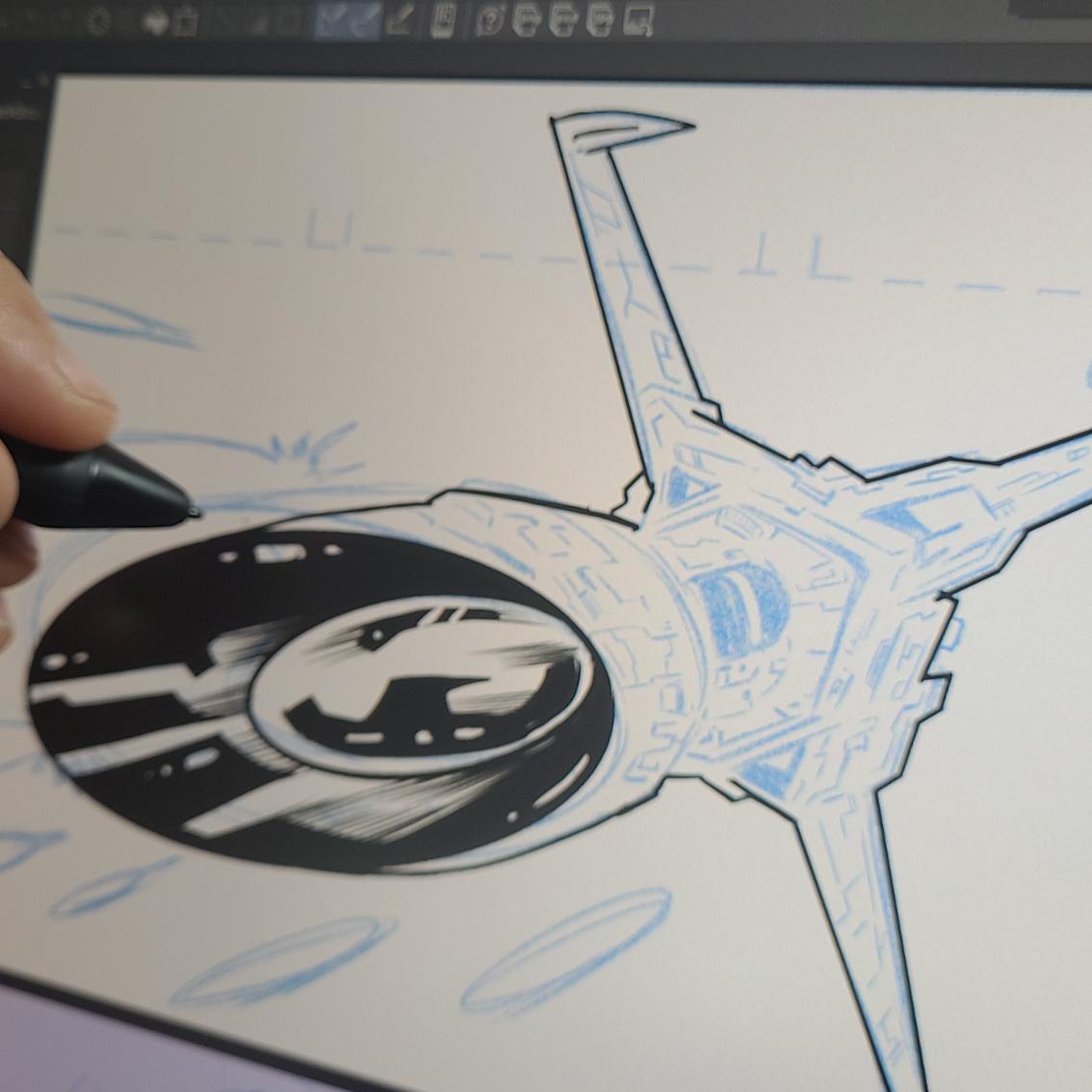 drizvts's tweet photo. Starship!! Beginning of the End!!!

#makecomics #indoecomics #drawing #drawingcomics #drawingyourstile #samplespages #webcomics #huion #wacom #commissions #inks #fudenosukepen #marvelcomics #marvelous #clipstudiopaint #digitalart https://t.co/2q52MNLxB0