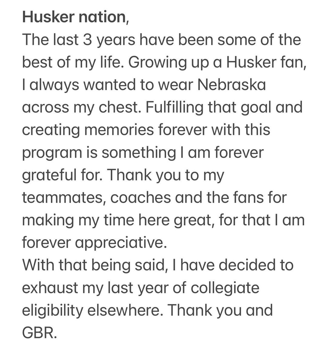 Jake_Bunz's tweet photo. Thank you Nebraska! https://t.co/p7UIRGOzLV