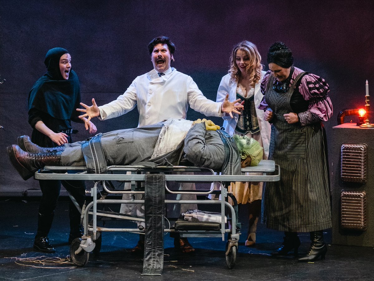 CultivatedUK's tweet photo. #Review: Young Frankenstein by @ThresholdTCo at @NorwichTheatre Playhouse - "This is a riotously silly and funny show, with great performances from an all-round strong cast, who effervesce infectiously."
https://t.co/72TQZyYBTF 
#Norwich #Norfolk #Musical https://t.co/0Um0Sjyd0z