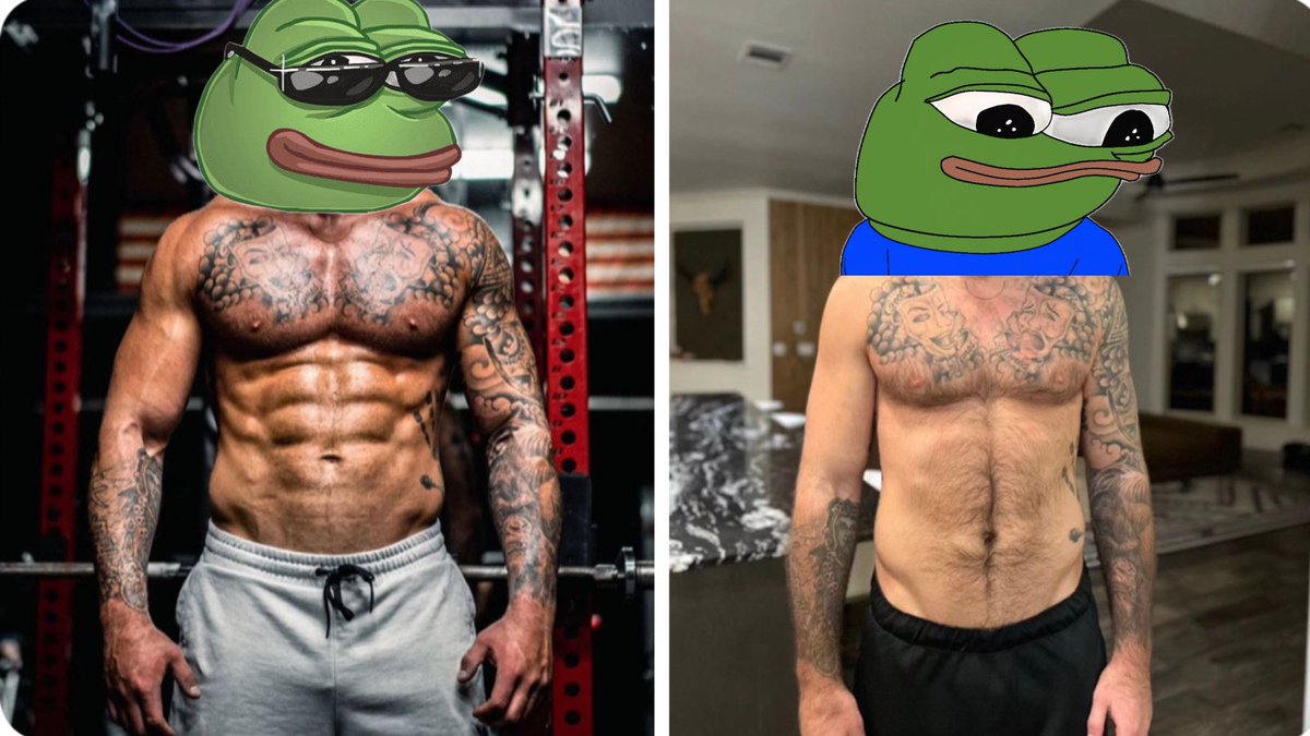 $Pepe on the juice 🧃 vs off #Gordonryan