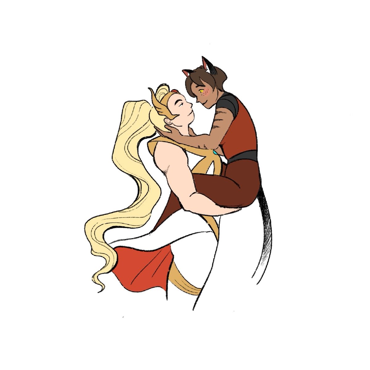 Thank you for all the love on my artwork 💜 here is a quick catradora sketch for all of you

#catradora #shera #spop