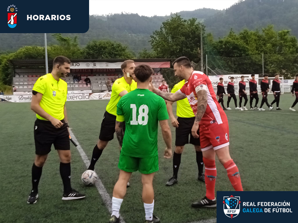 🗓️ 𝗛𝗢𝗥𝗔𝗥𝗜𝗢𝗦 I Esta fin de semana, vai a cousa de Copas!

Senior e Veteranos xóganse o pase a seguinte rolda!!

👉 ow.ly/j45Q50OAfYR

#VamosMoraña #CopaRiasBaixas #CopaVeteranos