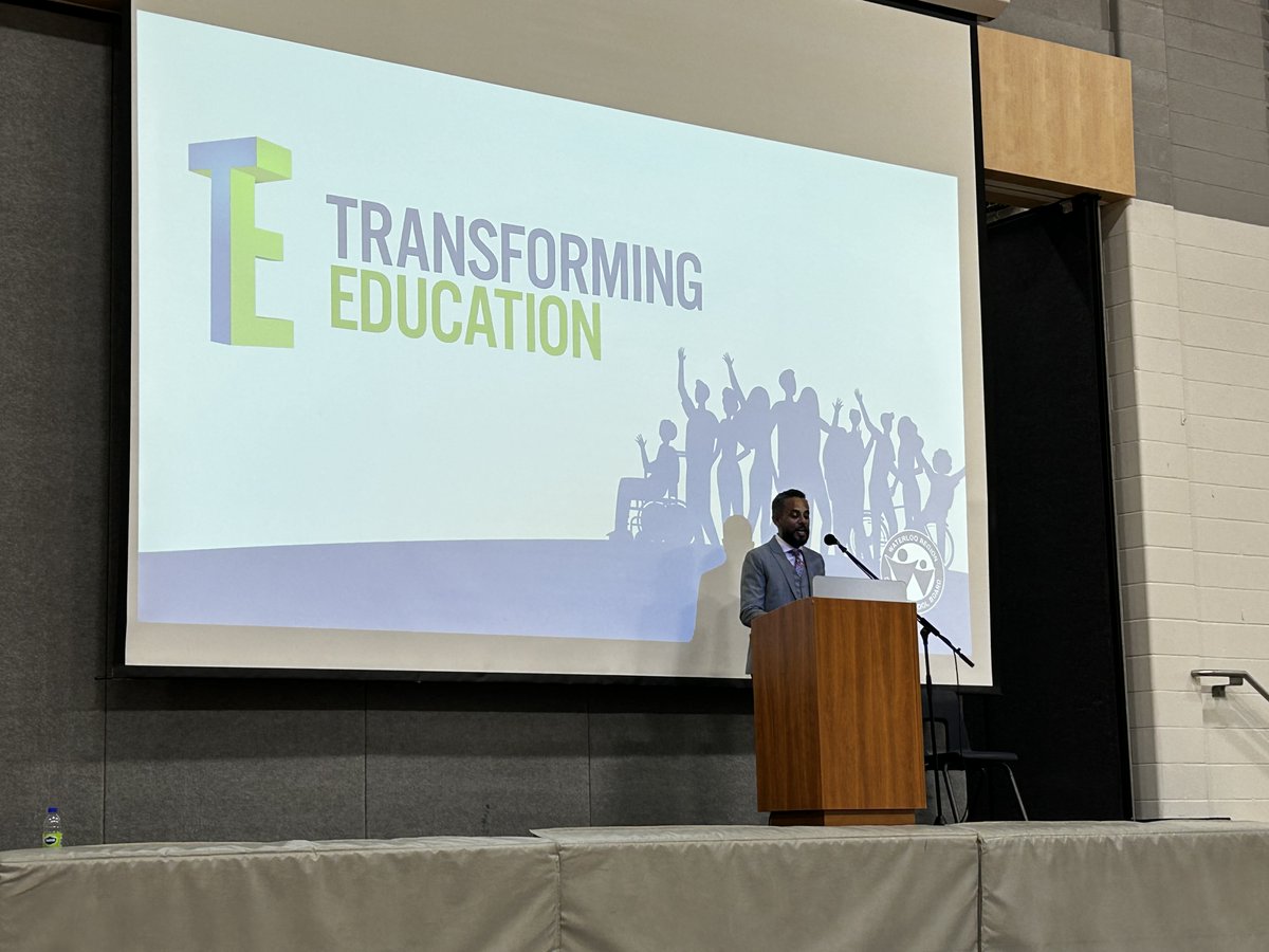 wrdsb's tweet photo. @WRDSBdirector shares his vision for the future of #WRDSB
"Imagine, for a moment, if we cultivated spaces that centre the unique gifts and abilities that each student arrives with. Where we could explore the possibilities and opportunities for ALL children."
#WRDSBTransformsEd https://t.co/PyJ1epMifr