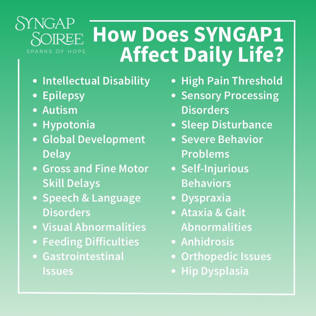 SyngapSoiree's tweet photo. 💚💙💜 Daily life with SYNGAP1 is a challenge.  Please join us as we raise funds for a cure. 8/26/23 SYNGAP SOIREE | SPARKS OF HOPE https://t.co/sekyC7FLaw @curesyngap1 #syngapsoiree #sparksofhope #syngapresearchfund https://t.co/DZCeoYMkde