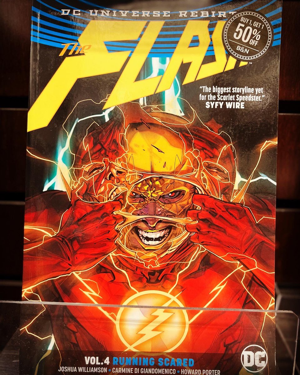 Calling all comic fans! This weeks character is The Flash!!! All Flash comics are Buy one, Get one 50% off this week!!! #bnmacon #barnesandnoble #barnesandnoblemacon #bnvolved