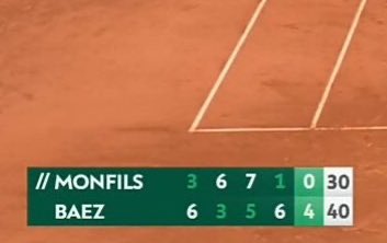 settenisok's tweet photo. Monfils ganó este partido. 

📷 @murioeltenis https://t.co/obUtFM9HR9