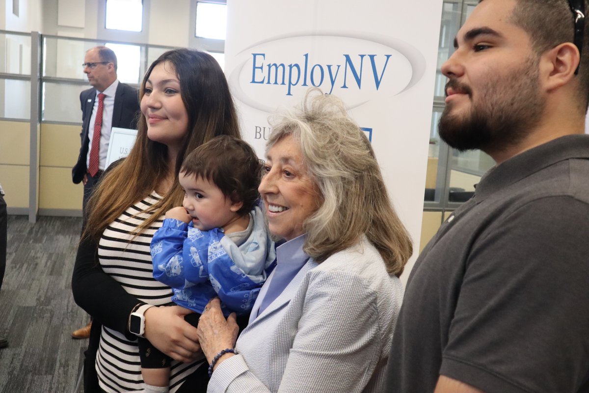 THANK YOU <a href="/repdinatitus/">Dina Titus</a> for helping secure an $800K award from the U.S. Dept. of Labor to increase the federal investment in training job seekers for Southern Nevada’s in-demand #careers.    #EmployNVCareerHub  #EmployNVBusinessHub  #EmployNVYouthHub