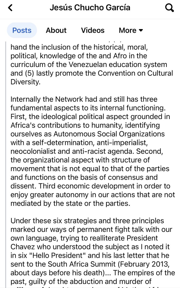 One of the former Venezuelan ambassador's to the US has admitted being behind the capture of UNESCO, and is incredibly active with BLM.

Jesus 'Chucho' Garcia's writing on afro-epistemology are the foundation for BLM's political positions. Every BLM talking point, demand, and…