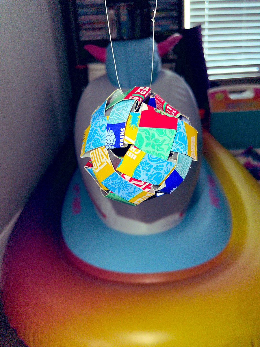 DevinFeltman's tweet image. Introducing the 2 in one BeatBox Ball/ Ornament 🤣 #reducereuse #upcycle #beatboxfam #beatboxbeverages @BeatboxBevs