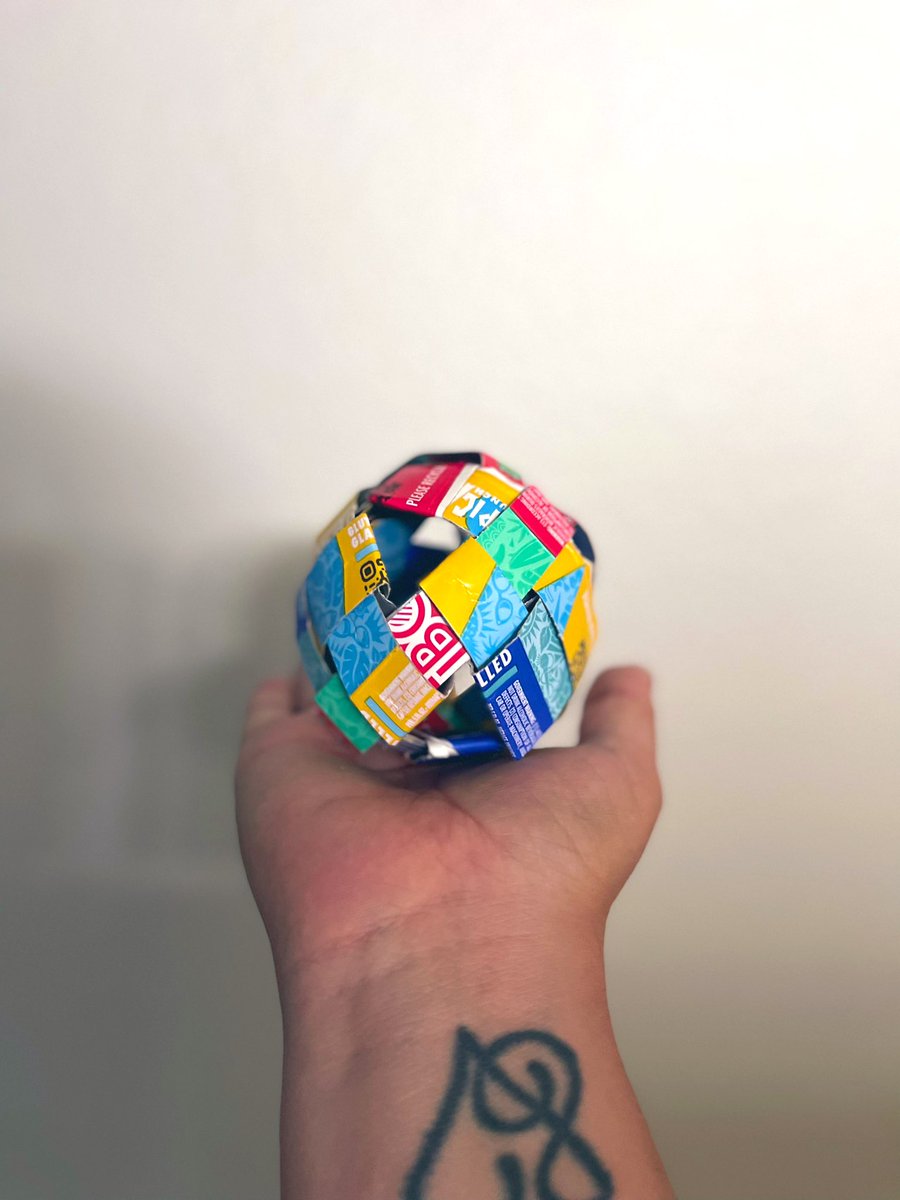 DevinFeltman's tweet image. Introducing the 2 in one BeatBox Ball/ Ornament 🤣 #reducereuse #upcycle #beatboxfam #beatboxbeverages @BeatboxBevs