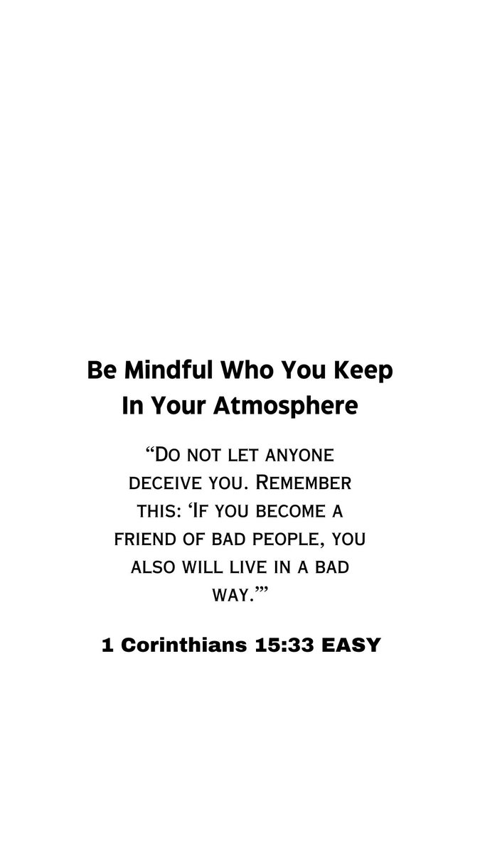 _readthebible's tweet image. Be mindful who you keep in your atmosphere 👁️

#putgodfirstalways #readthebibledaily