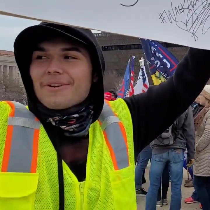 Ulises Wilkinson ARRESTED
#Insider2059
Allegedly entered the Capitol wearing a bright yellow safety vest. 
#Jan6 #Jan6th #Jan6ers #J6 #j6er #j6ers #sing4freedom #freedomcorner #j6politicalprisoners #J6LivesMatter #sing4justice #FreeJ6Hostages #FreeJ6Prisoners