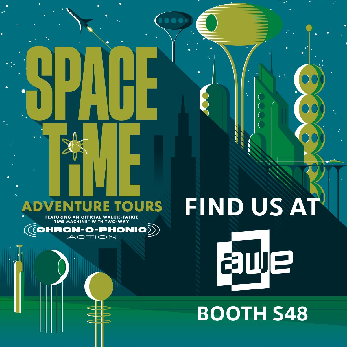 We’re previewing Space-Time Adventure Tours at <a href="/ARealityEvent/">AWE</a> this week (6/1-6/2) in Startup Alley at table S48. Learn all about the immersive audio walking tour we are launching in early June!

Learn more: spacetimeadventuretours.com

#awe2023 #XR #spacetime #immersive #seattle