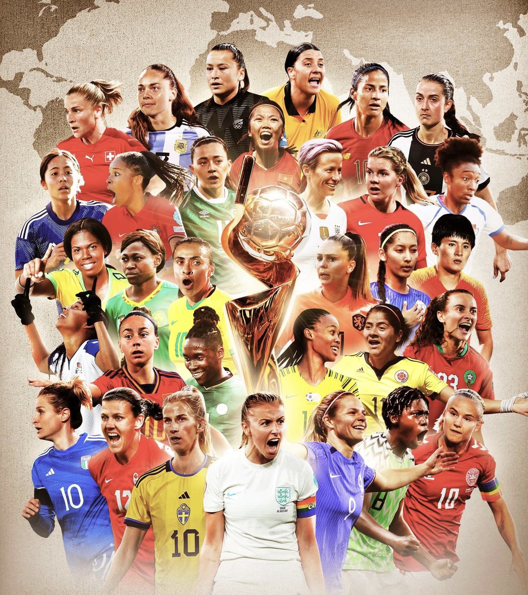 50 days to the @FIFAWWC - rosters being finalized shortly… I’m curious to see who will be the ‘new’ players to step up & embrace the moment and become an international & household name like so many of these legendary players! @USWNT @USWNTPlayers @NWSL