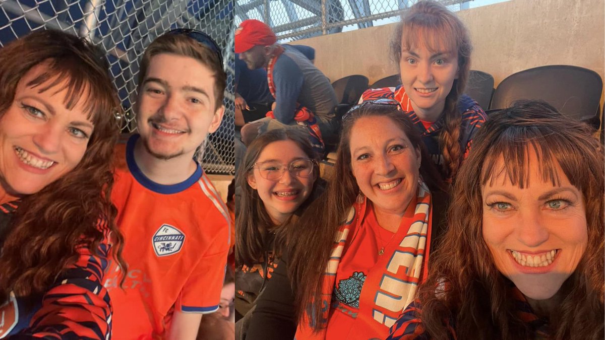 Thank you to our partners at @fccincinnati for recently hosting local wish kids, their families, and Make-A-Wish staff! They got decked out in orange and blue and had a blast ⭐⚽ ⭐. #FCCincinnati #AllForCincy #TodoPorCincy