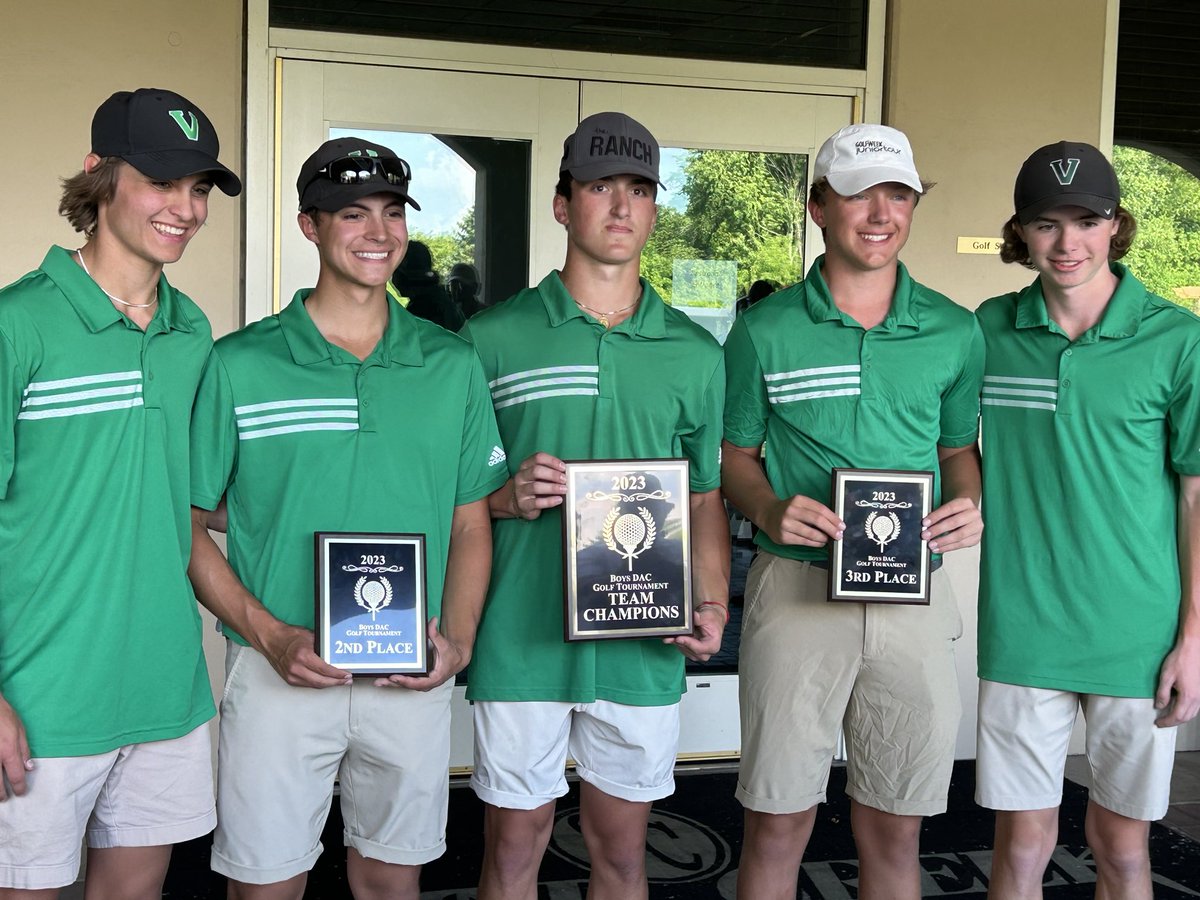 Congratulations to your 2023 DAC champions ! Boys golf sectional this Friday at Forest Park.