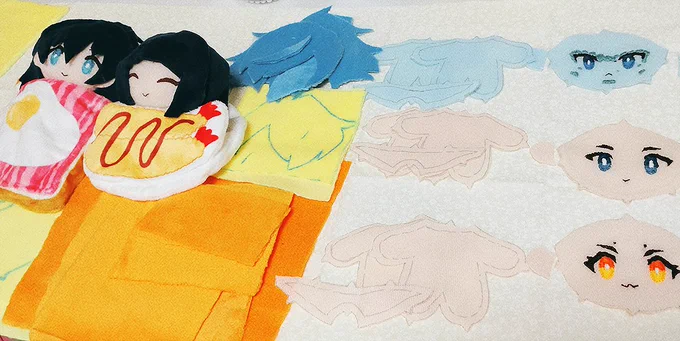 昨年から止まってるスレイぬいも、ワーッと縫えますように 