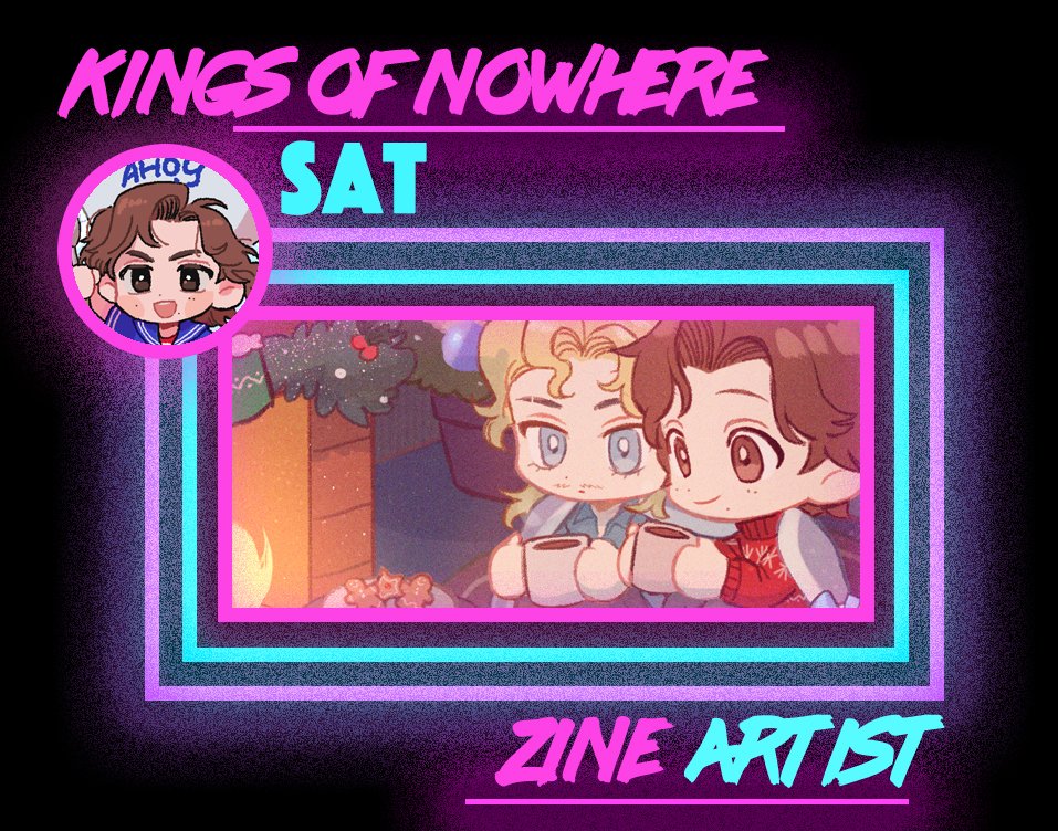 HarringroveZine's tweet photo. Our Kings of Nowhere Merch artist: Sat @satttur

#harringrovezine #harringrove #kingsofnowhere #kingsofnowherezine #contributorbios https://t.co/VuRcLnpy1k