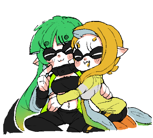 Luishii01's tweet photo. 💚💛

#agent43 #agent12 #splatoon https://t.co/qJggYzixHX