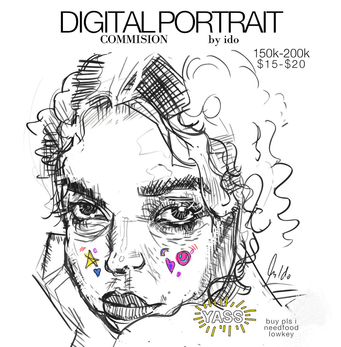 S0ULKATCHER's tweet photo. hi :) im opening digital portrait commisions, prices and more informations are in the pictures! <3 https://t.co/1TWFYP41xL