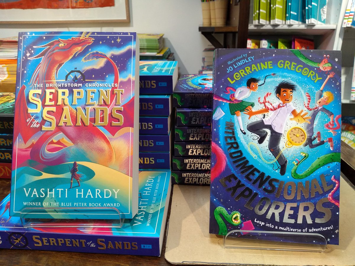 #SerpentOfTheSands is out now and #InterdimensionalExplorers is out on 8th June. Both brilliant reads, I highly recommend them