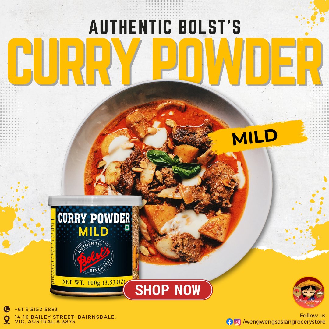 Curry powder
-
#wengwengsaasiangrocerystore #grocerystore #bairnsdale #curry #curryrice #currylover #curryrecipe #curryshrimp #currychicken #currylove #currylovers #curryrecipes #currypowder #currypowders #currypowdermix #cooking #cookingtips #cookingtime #cookingclass #recipe