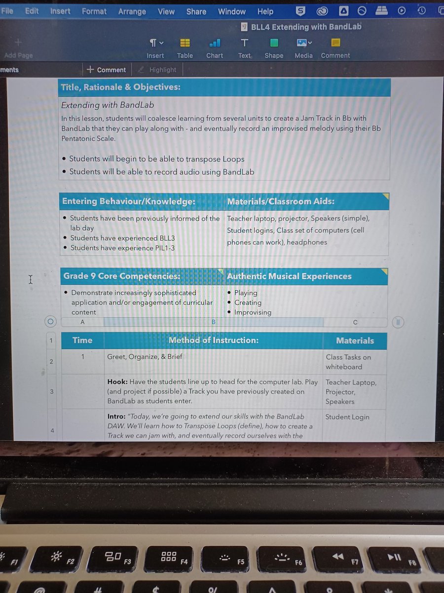 Completed another unit for my Capstone. End goal has Ss create a jam track in Bb which they can record an improv solo using Bb pentatonic with their band inst. This unit has Ts take a back seat and give Ss lots of time to explore &amp; create. Ts play Producer, rather than Director.