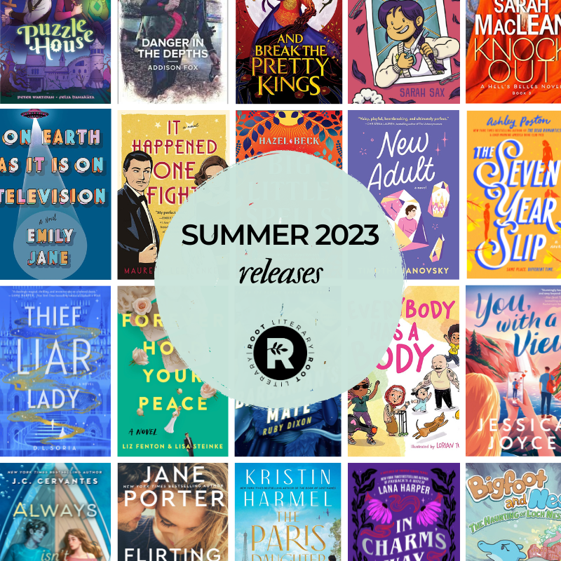 It's the start of the Summer publishing season! ☀️ We're so excited to introduce you to all of our #RootLit clients' new books over the next few months. ❤️📚 Visit our Pinterest to check them all out! 👉bit.ly/3MD1pdj