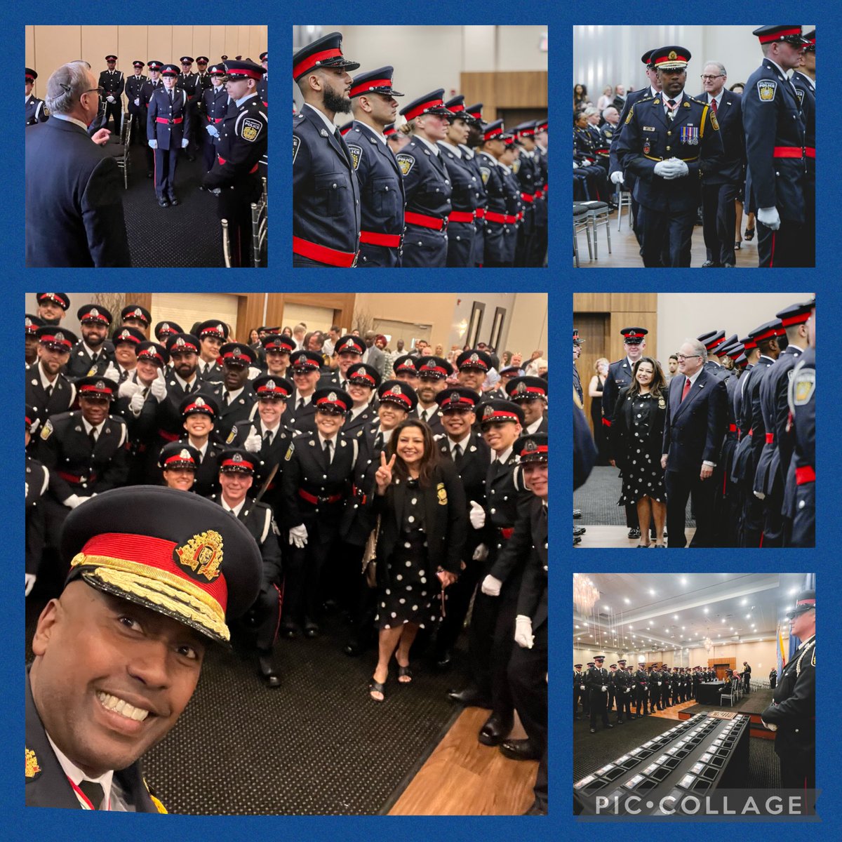 Thank you @MPPKerzner for addressing and welcoming our newest recruits at their swearing-in ceremony. These 39 officers will complete training alongside their coach officer as they begin their rewarding career path in service to our community. Congratulations!