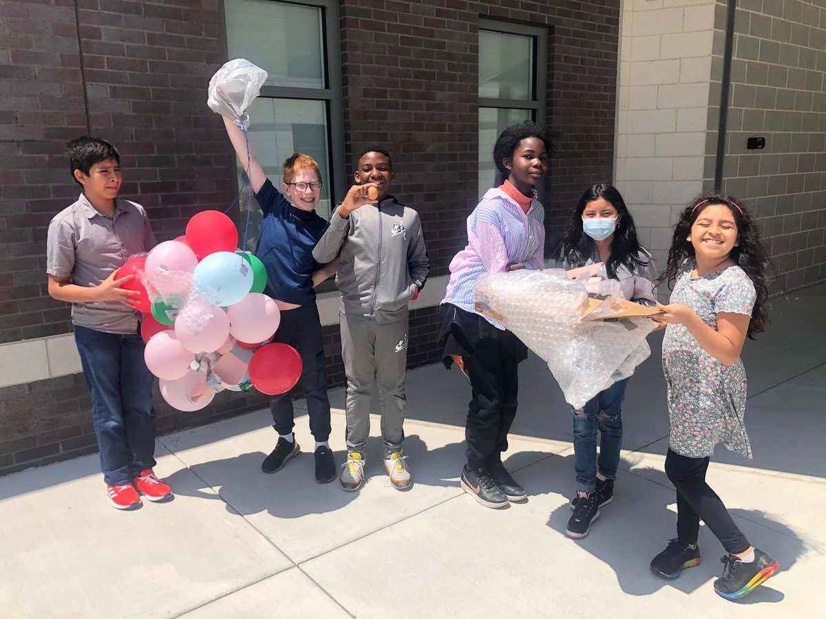 FCPSWaverley's tweet photo. Ms. O’Neill’s 5th grade class participated in an “Egg Drop” STEM project. They learned from designs that weren’t quite right….YET….and from some those that kept the eggs intact. Check out the learning fun! @FCPSMaryland @FCPSJIvins #onewaverley https://t.co/urhtVpACeq