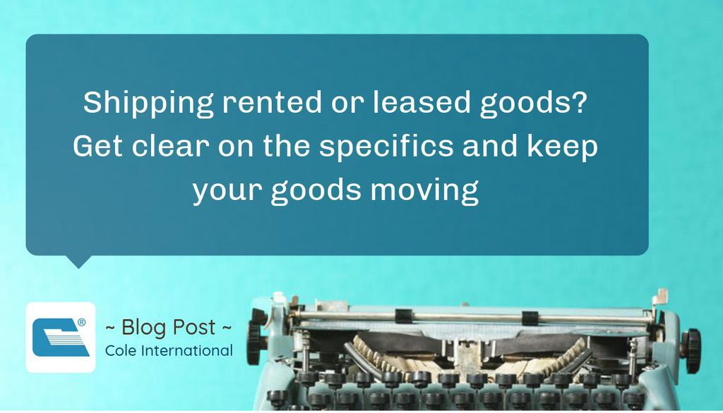 coleintl's tweet image. Tax benefits may apply when expensing lease payments as operating costs, but it's important to be aware that GST is payable in full for the commercial value of the good at the time of importation.

Read more 👉 lttr.ai/ABtDy

#ImportantQuestion #ImportingGoods