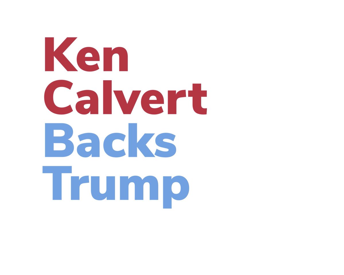LarryTenney's tweet photo. @KenCalvert Calvert backs Trump.
Trump is demanded a #MAGAdefault
Calvert & Trump want to tank the economy on Joe Biden's watch because they think it will help them get elected in 2024 https://t.co/XbSOhhF4RL