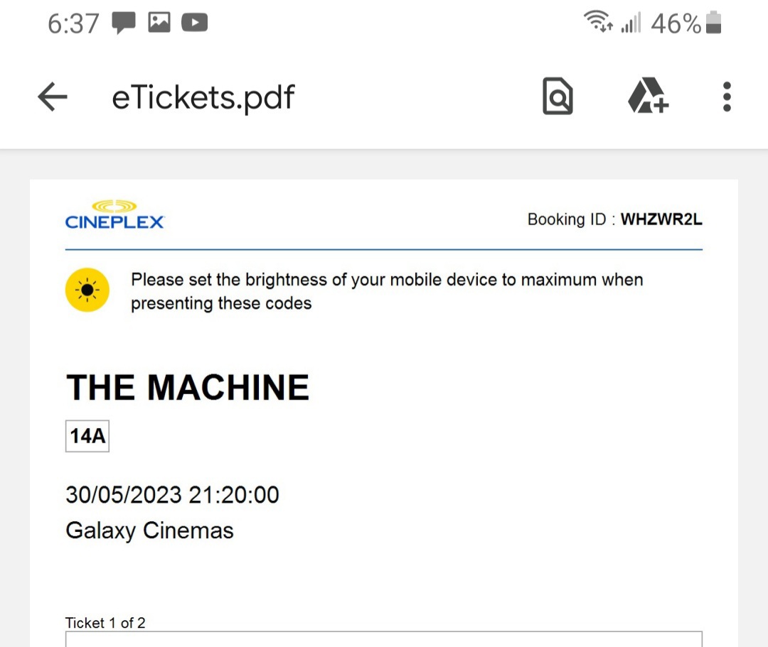 Awwww shit ... it's going down!! 💪 2.5 hours until #TheMACHINEmovie 🎞 Been waiting for this one!!! 🙌 @bertkreischer