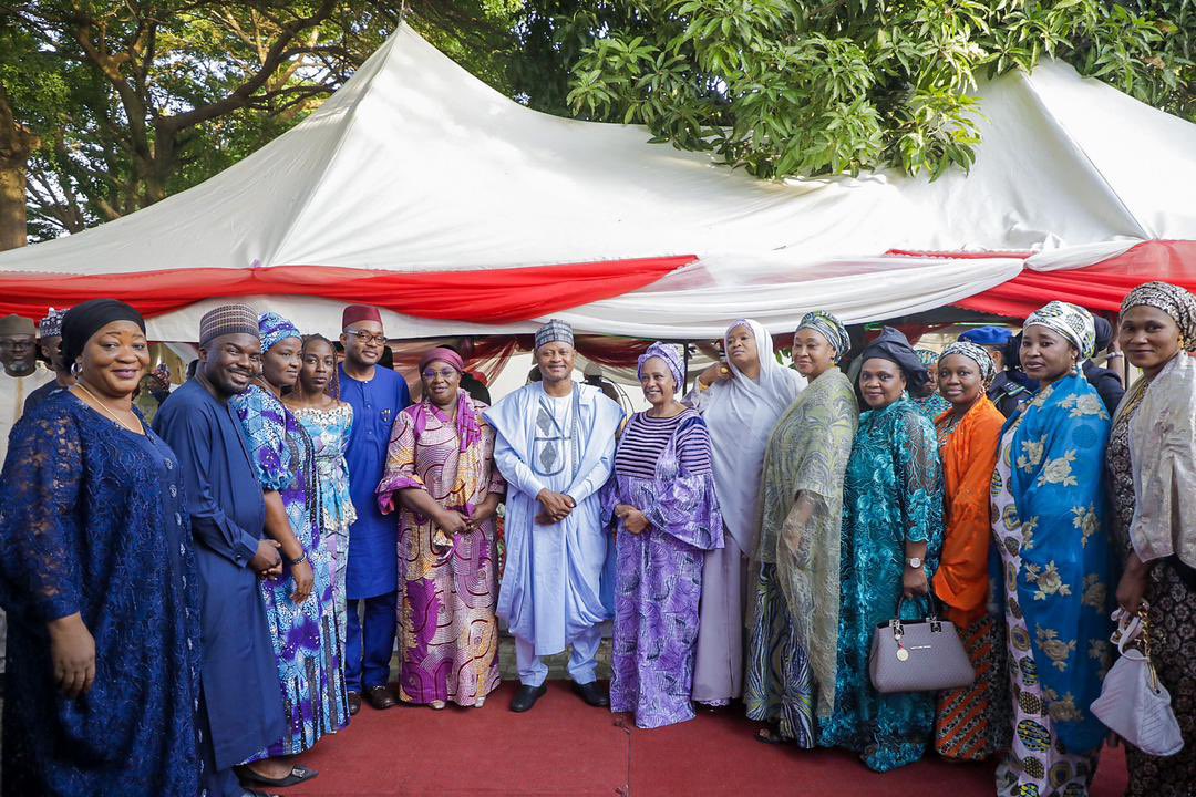 I am most grateful to the Wife of my boss and predecessor, Barr. Asia Ahmad El-Rufai for putting together a wonderful lunch party to celebrate my inauguration as the democratically elected Governor of Kaduna State.