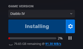 iamthesaga's tweet photo. IT'S HAPPENING!! @Diablo IV Installing! #DiabloIV https://t.co/LlnKkO21as