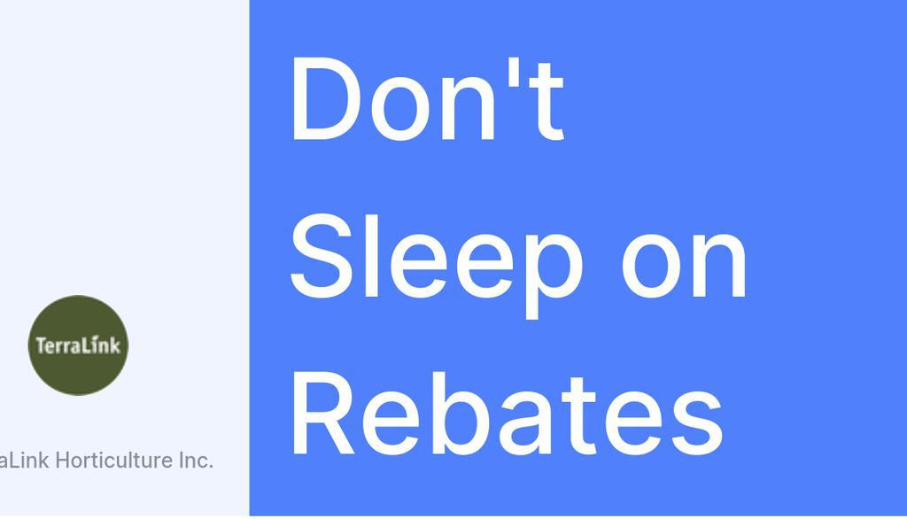 By taking advantage of rebates, you can save money on items you would have purchased anyway.

Read the full article: Don't Sleep on Rebates
▸ tlhort.com/blogs/news/don…

#SaveMoney #WorthExploring