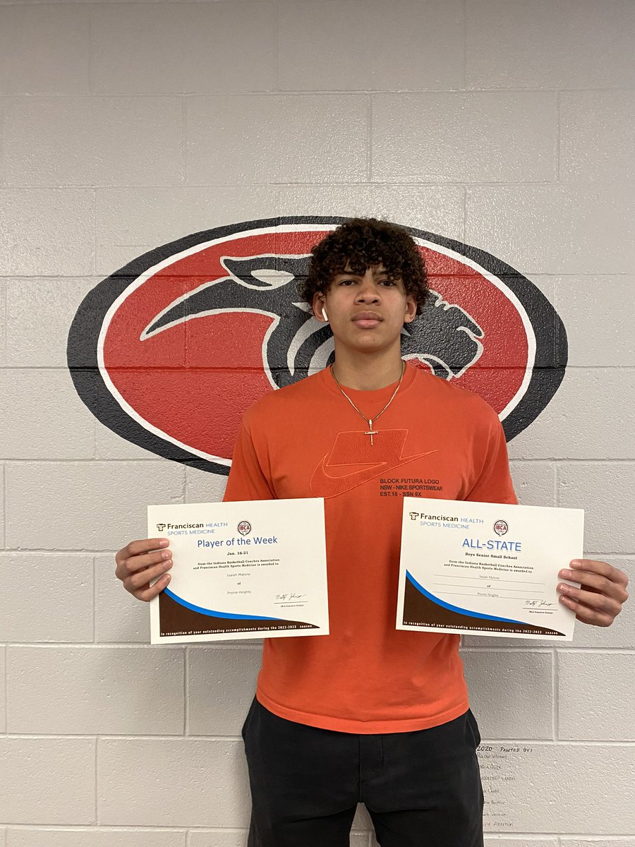 Congrats to <a href="/Isaiah00Malone/">Isaiah Malone</a> on All-State and IBCA Player of the Week honors.
